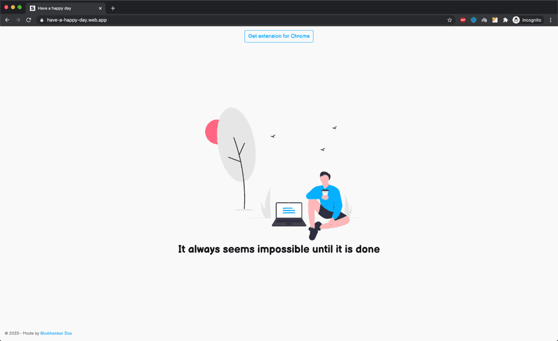 Have a nice day - Extension